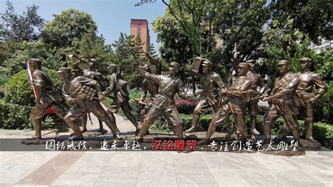 湖南红军雕塑人物制造过程