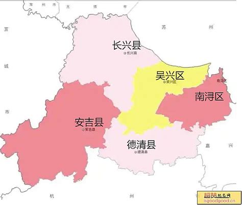 湖州市在中国的位置