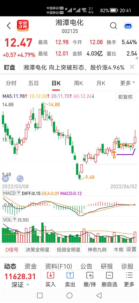 湘潭电化股票走势分析