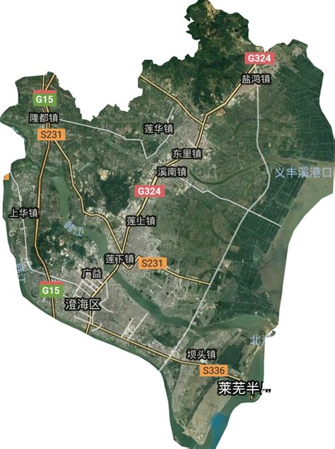 澄海城市中心地图