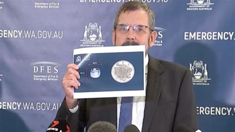 澳大利亚将搜索8厘米辐射胶囊