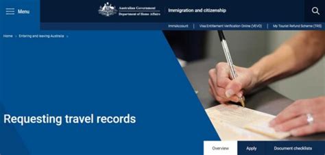澳洲留学签证出入境记录