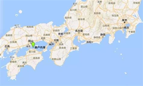 濑户内海地图位置