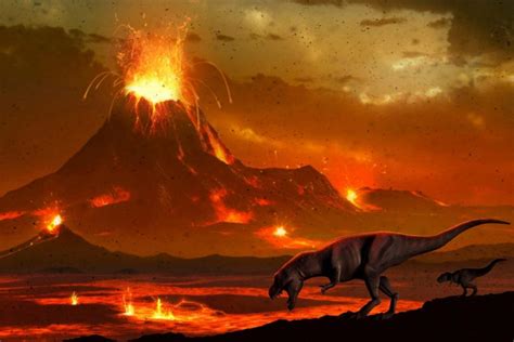 火山喷发恐龙灭绝