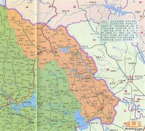 灵寿县农村地图
