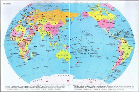 现在全球地图全图