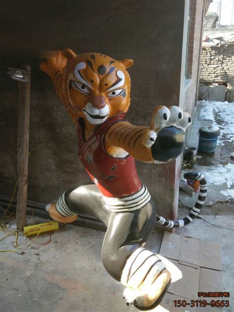 玻璃钢动物虎雕塑