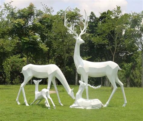 玻璃钢雕塑制作鹿