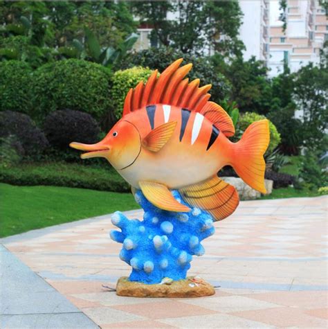 珠海玻璃钢鱼雕塑
