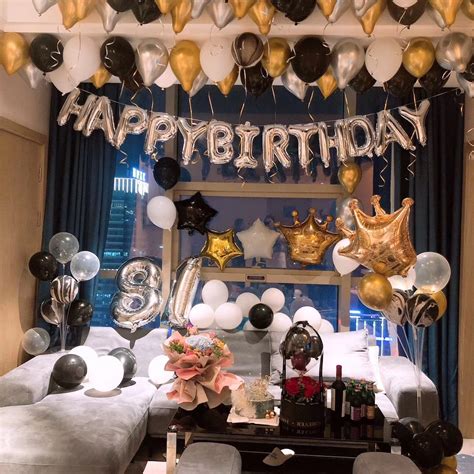 生日快乐房间装饰图片