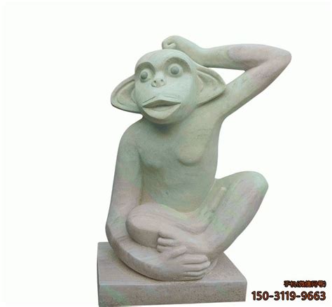 石猴雕塑效果图