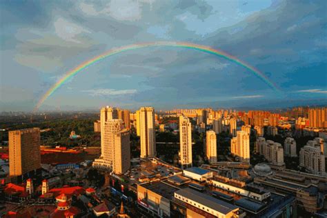 神奇北京连续两天出现双彩虹