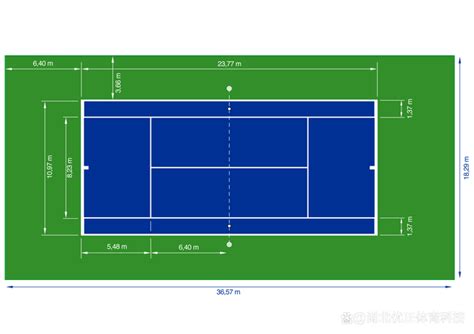 私人网球场尺寸