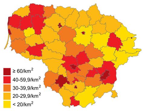 立陶宛人口面积
