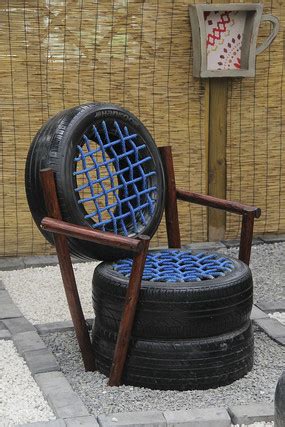 简单轮胎椅