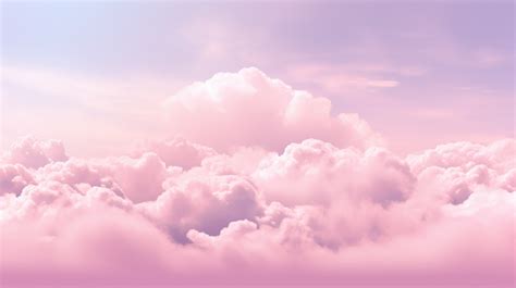 粉色云朵图片高清