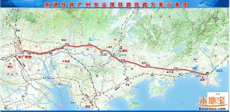 粤西未来要建高铁线规划