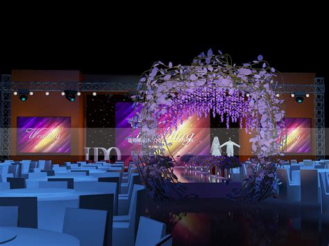 紫色婚礼宴会厅起名