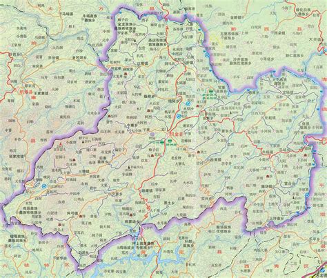 织金县乡镇地图