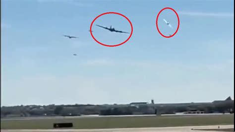 美国两飞机撞击真实视频
