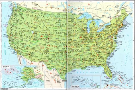 美国地图高清可放大中文版
