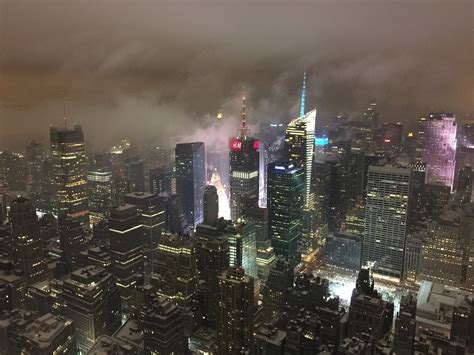 美国纽约 雾