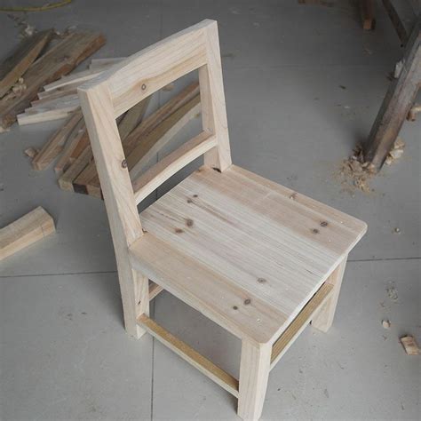 自制户外木椅子图片