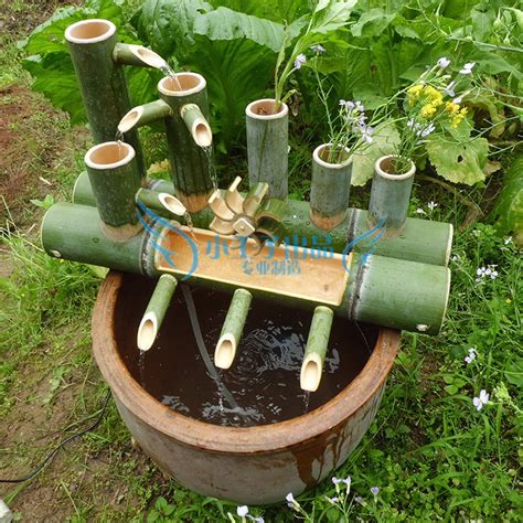 自制竹子水循环摆件教程