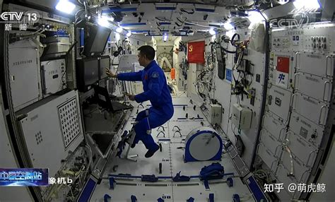 航天员进中国空间站的第二天