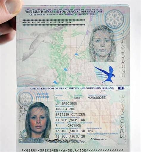 英国身份证图片模板