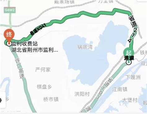 荆岳高速地图