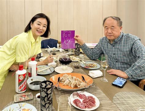 莫言和林青霞吃饭图片