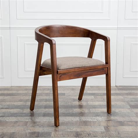 莱芜实木咖啡椅
