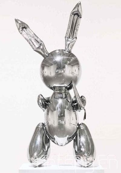 著名的不锈钢兔子雕塑