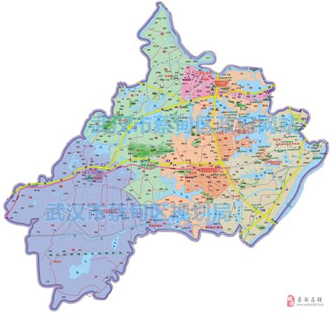 蔡甸地图全图高清版