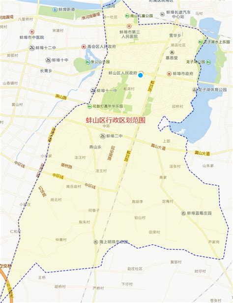 蚌埠市蚌山区地图