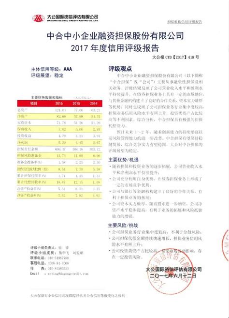 蚌埠私营企业资信评估用途