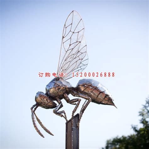 蜜蜂不锈钢雕塑