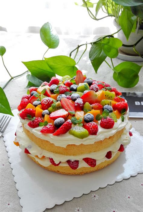 裸蛋糕水果蛋糕图片