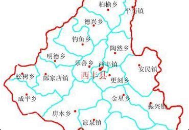 西丰各乡镇地图