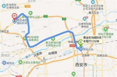 西安北站到西京医院有直达公交么