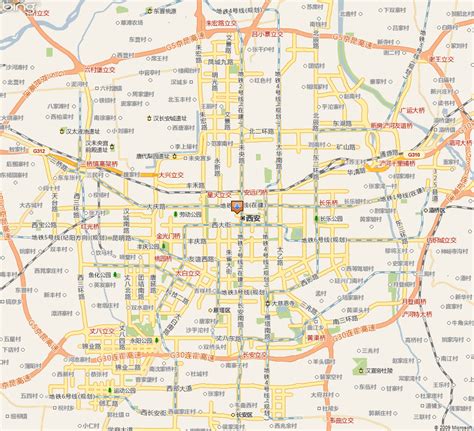 西安市地图高清版大图