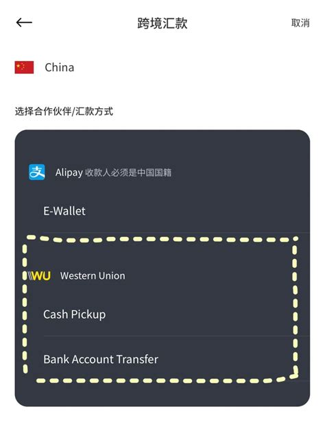 西联汇款中国官网