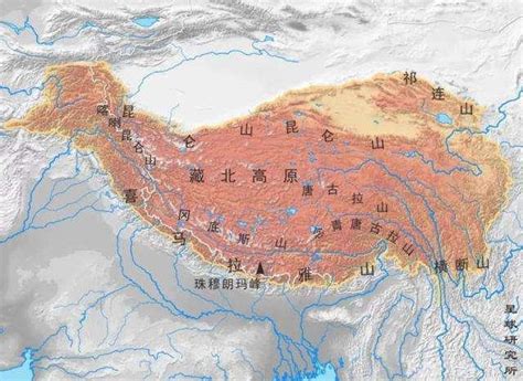 西藏3d地形图