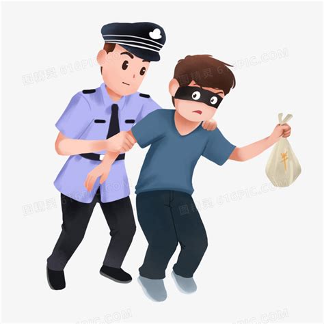 警察抓小偷