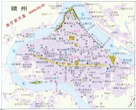 赣州城区地图