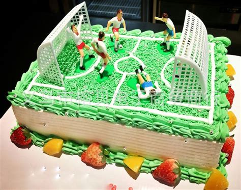 足球场样式蛋糕