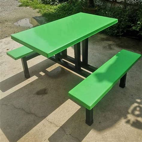 连体玻璃钢餐桌椅