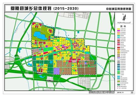 鄢陵县高铁片区规划图