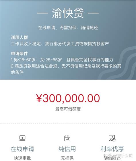 重庆银行流水贷申请条件